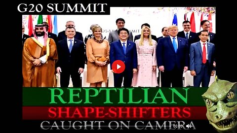 G-20 SUMMIT REPTILIAN SHAPE SHIFTER CAUGHT ON CAMERA BEHIND CLOSED DOORS