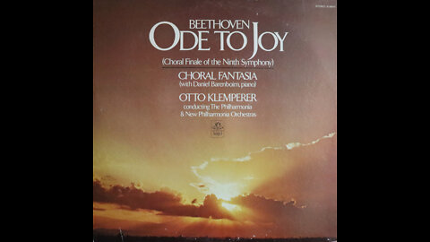 Beethoven - Ode To Joy / Choral Fantasia In C - Otto Klemperer, Philharmonia Orchestra