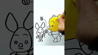 How to Draw and Paint Winnie the Pooh and Piglet