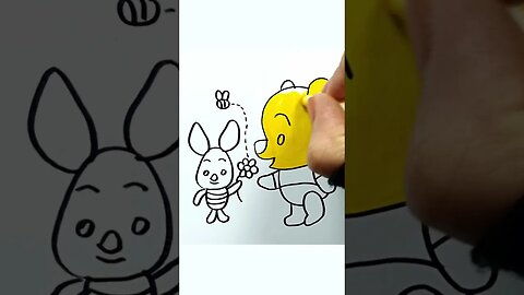 How to Draw and Paint Winnie the Pooh and Piglet