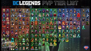 End Game PvP Tier List - September 2022 - DC Legends