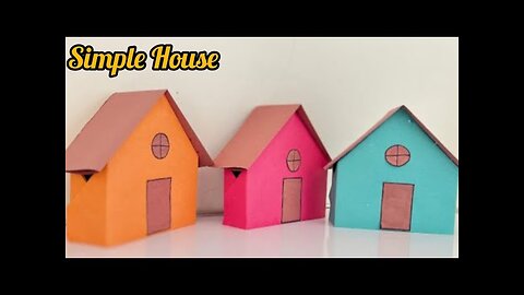 Easy Paper House Ever / How to make a Paper House