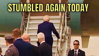 Joe STILL STUMBLES today on SHORTENED Stairs!🤦‍♂️