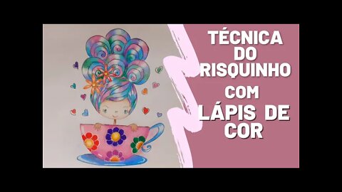 Live Pintura Com Lápis De Cor Menina 2