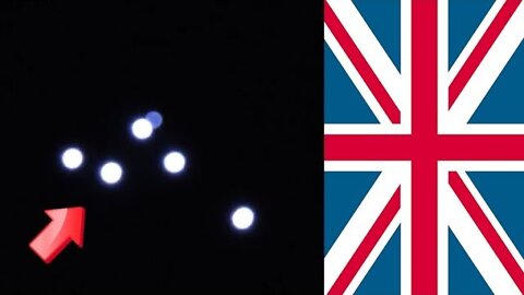 Large number of UFOs flashing with changing colors! England May 26 2021 [Space]