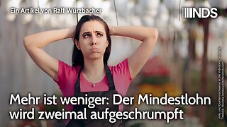 Mehr ist weniger: Der Mindestlohn wird zweimal aufgeschrumpft | Ralf Wurzbacher | NDS-Podcast