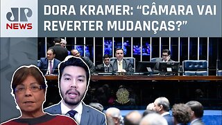 Senado vota destaques do arcabouço fiscal; Nelson Kobayashi e Dora Kramer analisam