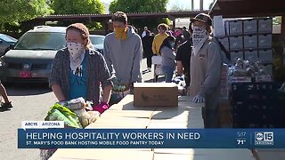 St. Mary's Food Bank helps hospitality workers in need