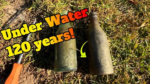 Restoration of 120 year old Coca-Cola bottle! How I clean antique bottles with acid and tumbling!