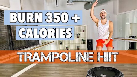 Mini Rebounder Fitness 30-Minutes Hiit Trampoline Workout