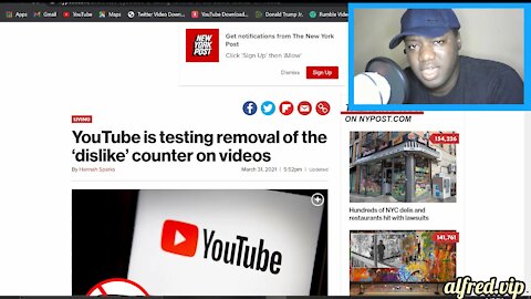 Alfred Speaks On YouTube Taking Away The Dislike Button For Mass Mind Control