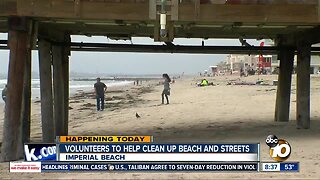 Volunteers help clean up Imperial Beach shores, streets