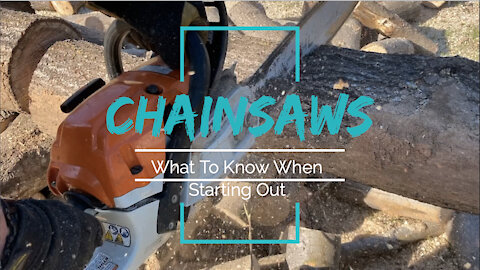 Chainsaw Basics: What To Know Before Your First Cut!