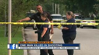 One man killed in shooting