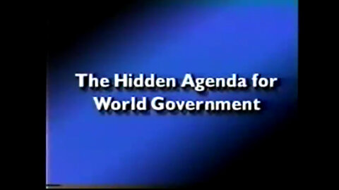 Norman Dodd - The Hidden Agenda For World Government [5223].