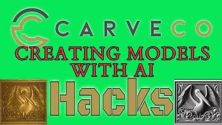 Carveco Hacks: Using AI to Create Relief Models.