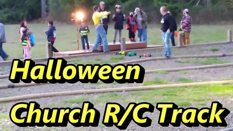 Church Halloween R/C track