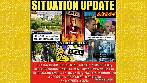 SITUATION UPDATE 3/26/24 - Child Trafficking/Sra/Mk Ultra, Gcr/Judy Byington Update, Us Republic