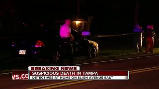 Hillsborough County detectives investigating suspicious death in Tampa
