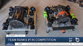 Local robotics team ranks #1 in global competition