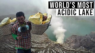 LIFE AS A SULFUR MINER INSIDE A VOLCANO | Kawah Ijen | Java, Indonesia