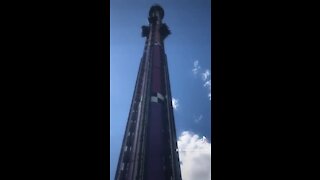 280 feet ride called drop tower at Canada’s wonderland