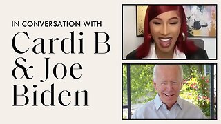 Trump Interrupts Cardi B and Biden's "Talk" with Actual "Action"