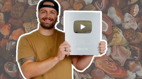 Unboxing my YouTube Silver Play Button award! Agate Dad: Rockhounding & Lapidary Vlogs
