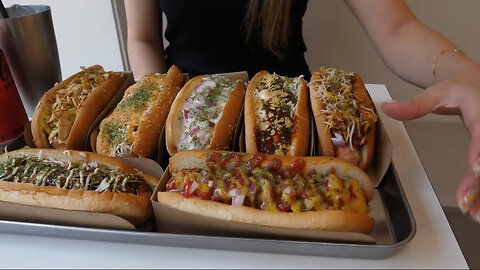 Hot Dog Contest | American Chili Hot Dog | Korean Street Food
