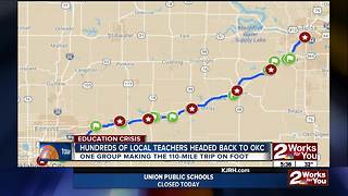 110-mile "March for Education" to begin Wednesday morning