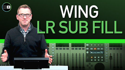 Setting Up a Left Right Sub Fill on the Behringer Wing