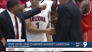 UArizona charged with multiple Level 1 NCAA allegations