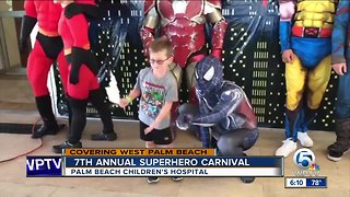 7th annual superhero carnival held at Palm Beach Children's Hospital