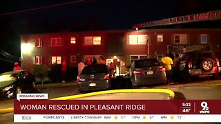 Woman in critical condition after fire in Plesant Ridge