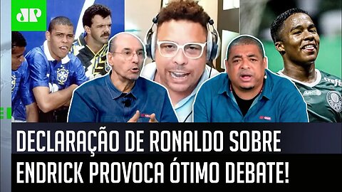 FALOU UM ABSURDO? Ronaldo POLEMIZA sobre Endrick e PROVOCA DEBATE sobre PRODÍGIO do Palmeiras!