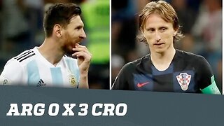 ARGENTINA 0 x 3 CROÁCIA: veja a MELHOR análise do JOGO!