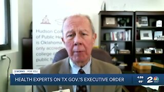 Oklahoma health experts weigh in on Texas Gov. Abbott's executive order