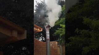 Home Made Coffee Tin Chimney. #trending #shorts #viral #video #firepot #fire