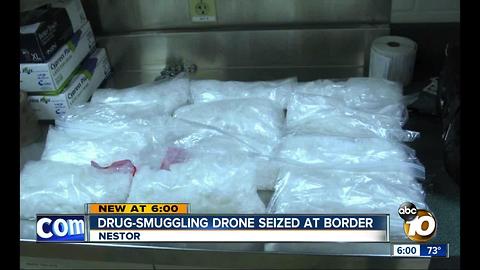 Drone caught flying packages of meth over San Diego border