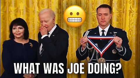Biden GRABS THE HAND of a Science Medal Recipient — and DOESN’T LET GO! 😬