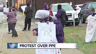 Cleveland nursing home workers demand more PPE from federal government