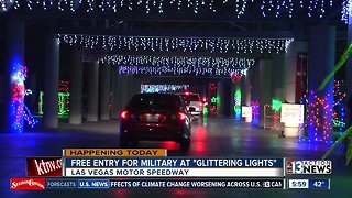 Free entry for military to Glittering Lights
