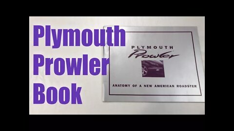 Plymouth Prowler: Anatomy of a New American Roadster Book Review