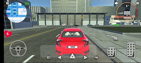 Honda car driving simulator Civic
