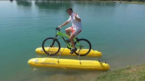 How to ride your bike on water