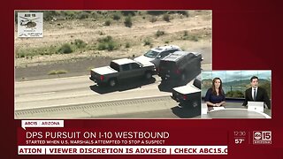 Authorities attempt PIT maneuver in vehicle pursuit in Phoenix