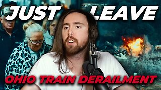 Did Asmongold really tell people from Ohio to "Just Leave" the train derailement area?