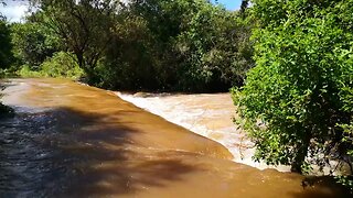 Amazing river brown noise after rains #river #brownnoise #relaxing