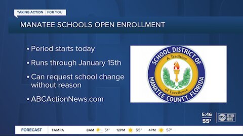 Applications to change schools in Manatee County go live Tuesday