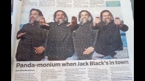 The Masonic duality symbolism is right there in (Jack) Black and white